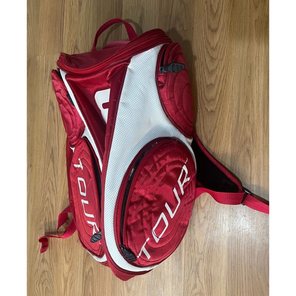 Wilson Tour Large Tennis Red Backpack - Pre-Owned - Two (2) Racquets - Picture 3 of 8